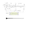 DIN 1530-ISO 8694 type ch ejector pin