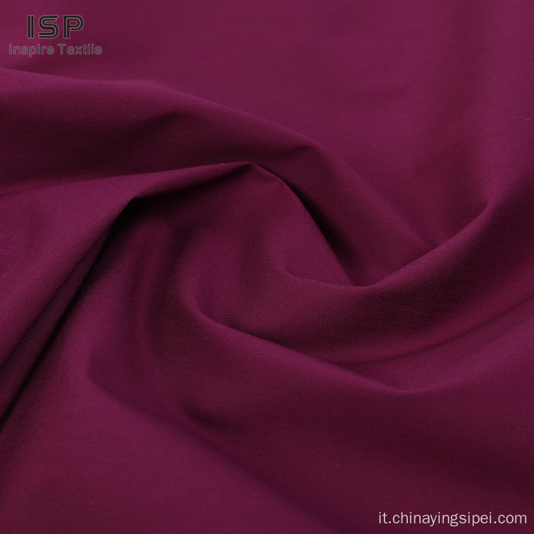 Tessuto tinto a solido semplice 65% cotone 32% in tessuto spandex 32%