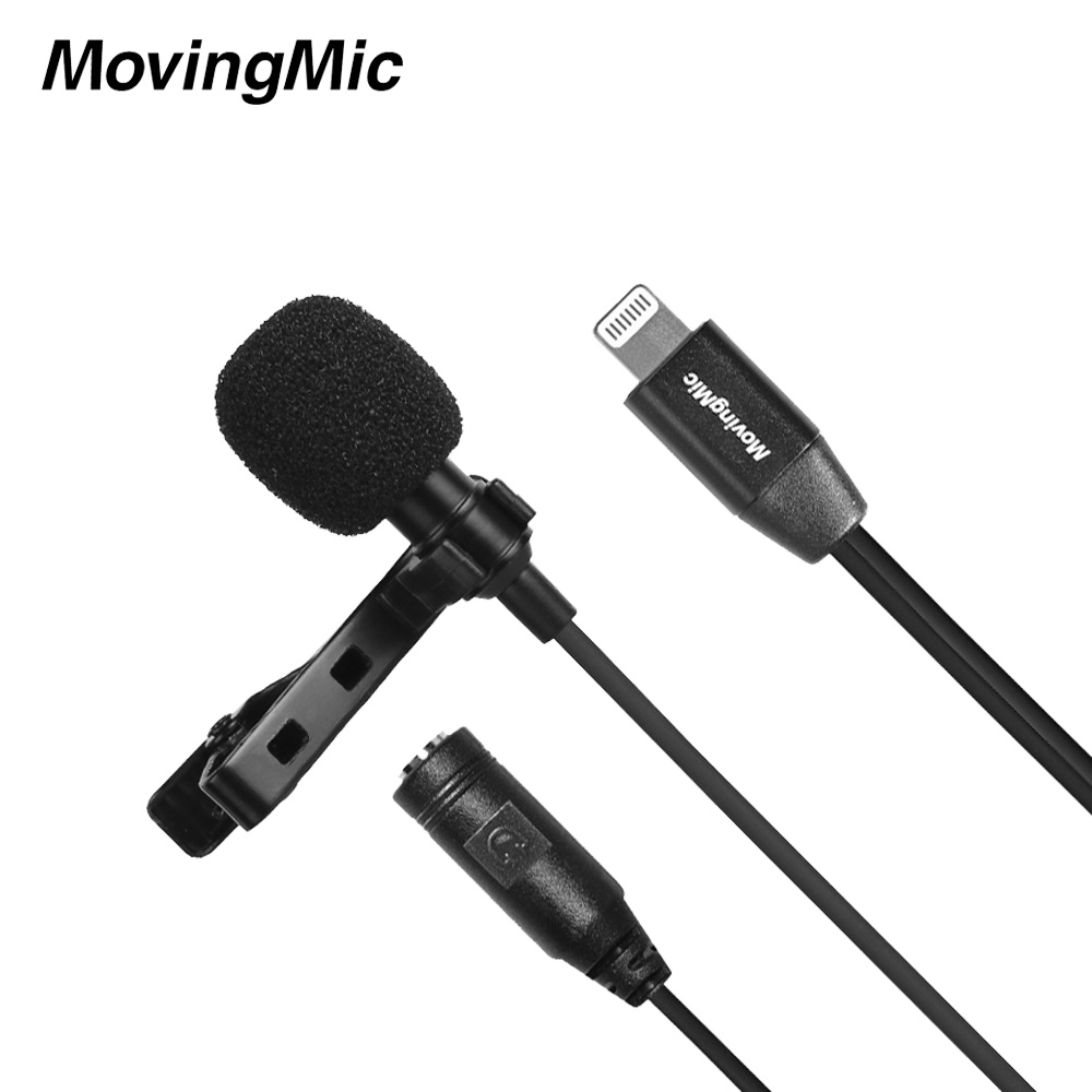 Factory Custom Lavalier Condenser Smart Microphone For Iphone Recording