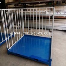 Corrugated Sheet Bulk Containers Steel Half-Open Door Cage Pallet Wire Pallet Cage