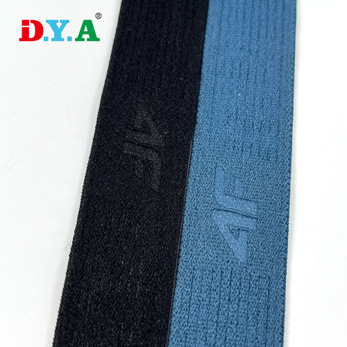 Embossing Printed Nylon Gripper Elastic Band Elastic Haird Band