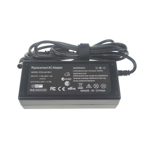 3.75A-16V Power Adapter Laptop 54W Charger untuk Fujitsu