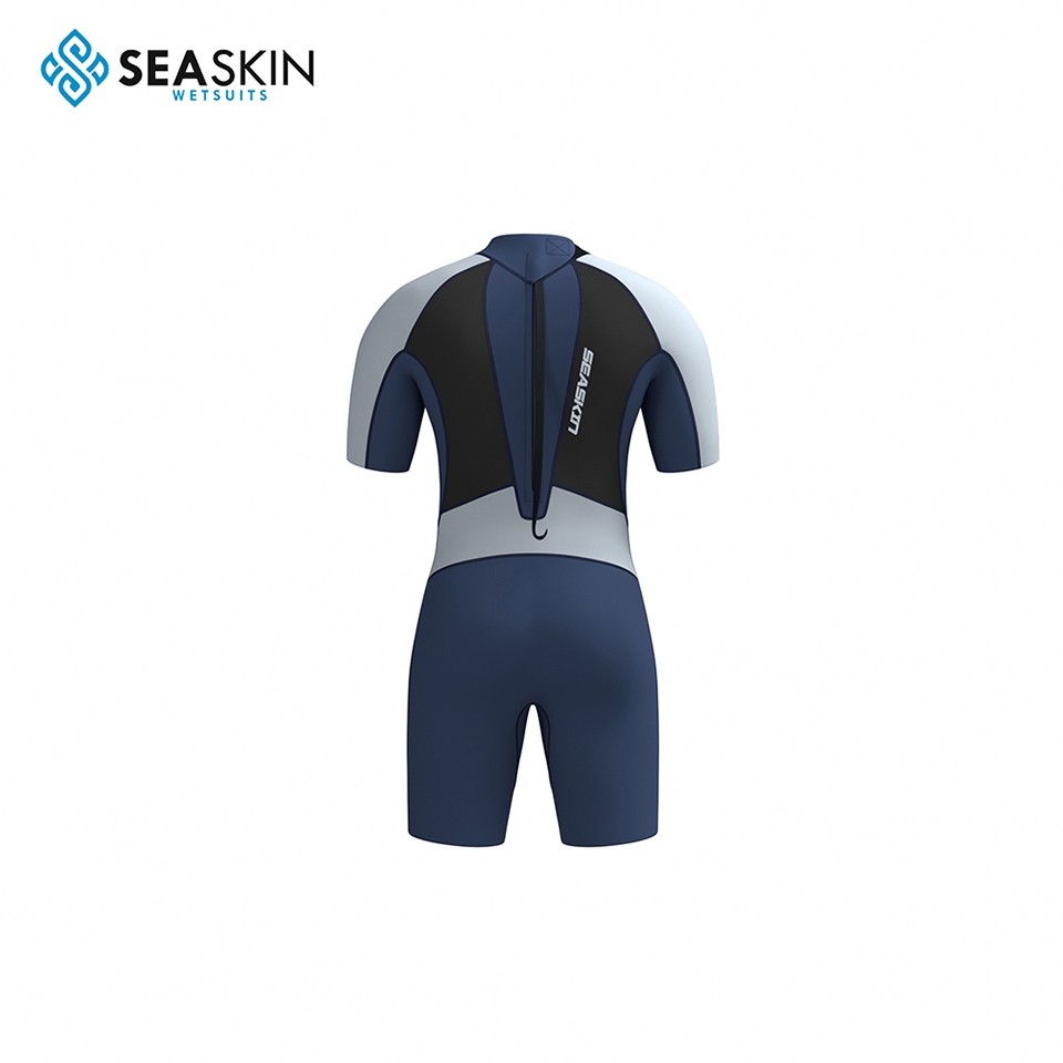 Savekin Mens zip Zip Short Sleeve Diving Utsuits