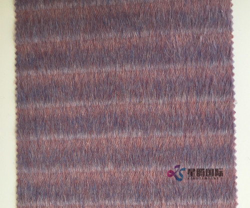 Long Woolen 10% Alpaca Single Face Fabric