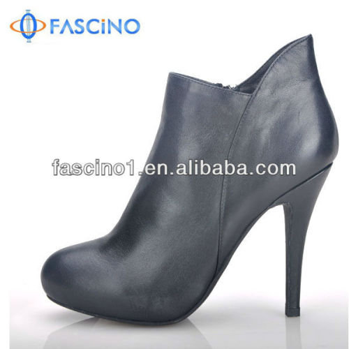 fashion high heel boot black shoes