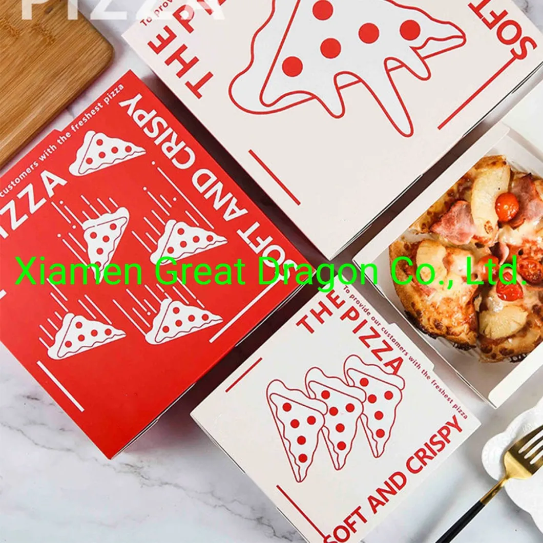 Take out Pizza Delivery Box with Custom Design Hot Sale (PZ2511006)