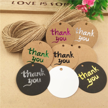 Multiple Colors Round Hang Tags