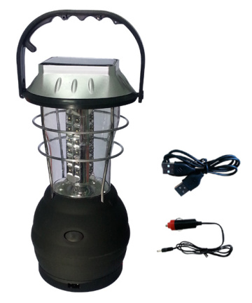 Hand Crank Solar Lantern with mobile charging