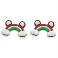 Kawaii  Flat Backs Cartoon Cloud Ears Cabochons Embellishment Scrapbooking Crafts Hair Bows Accessories