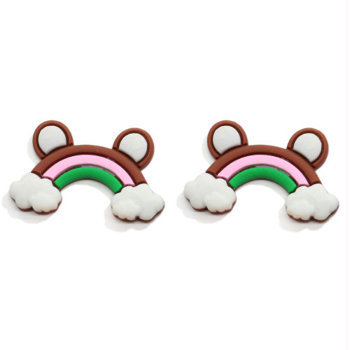 Kawaii Flat Backs Cartoon Cloud Orecchie Cabochons Abbellimento Scrapbooking Artigianato Fiocchi per capelli Accessori