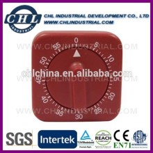 Factory wholesale clock shaped plastic kitchen timer