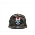 Hip hop camouflage hat skull embroidered baseball cap