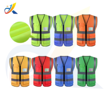 High-Quality Reflective Safety Vests and Jackets: Orange Traffic Vests for Enhanced Visibility