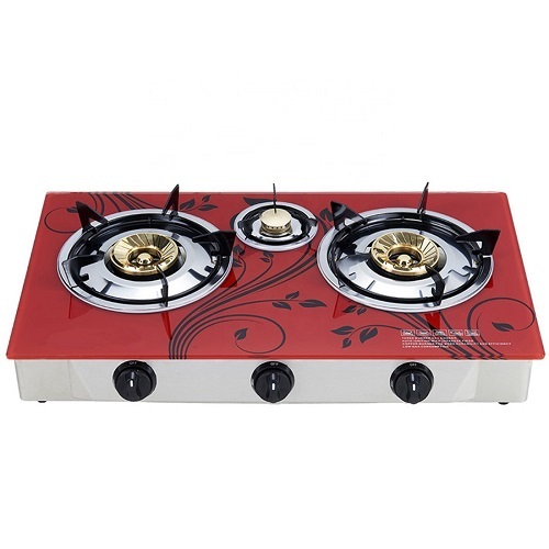 Black Gas Hobs Table Stove