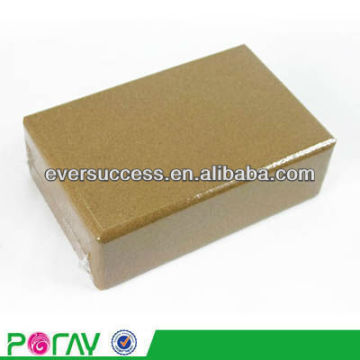 Shrink wrapped cork yoga block/yoga cork block