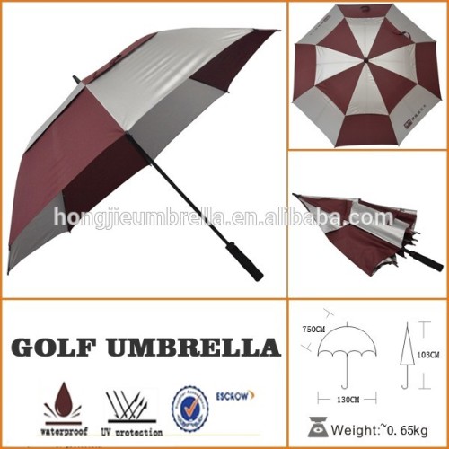 big promotional auto windproof air golf umbrella for lover