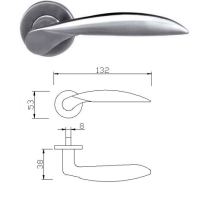 Casting stainless steel  lever handle