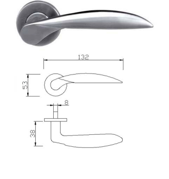 Casting stainless steel  lever handle