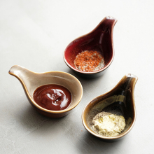 Wholesale Cheap Ceramic Plates and Sushi Dip Bowls for Restaurants