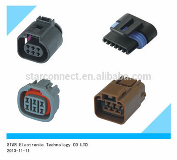 6 pole waterproof auto connectors