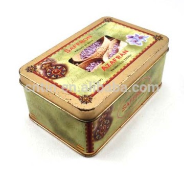 retangular tin can/box wholesale for food