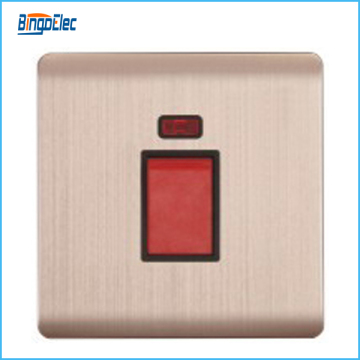 metal panel 45A switch with neon
