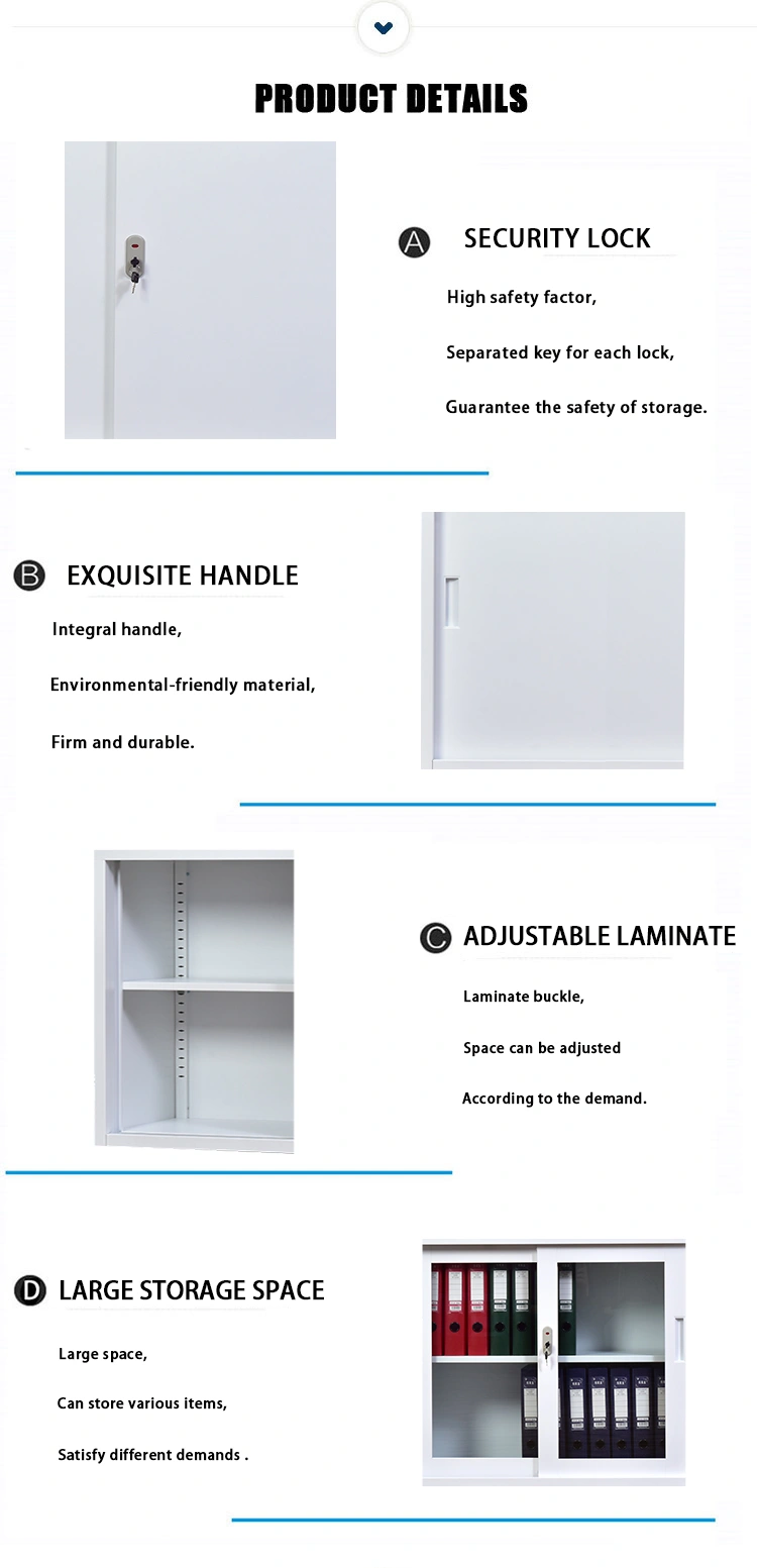 Mingxiu Low Cabinet Steel Filing Cabiinet / Low Filing Cabinet with 2 Door