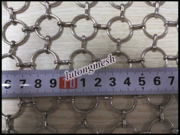 High quality Chain mail rings/Metal ring mesh