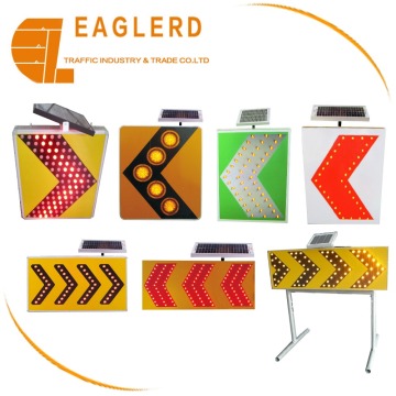 Solar LED Arrow signs manufactures, construction guide signs