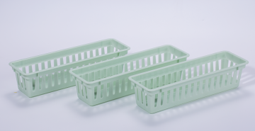 3PK plastic storage basket for stationery organize