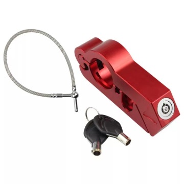 Motorcycle Scooter Security Lock with Helmet Clamp