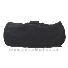 column shap with side printing big volume outside unisex duffle travel bag