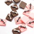 2019 New Kawaii Flatback Candy Resin Cabochons - 19mm Cute Chocolate Strawberry Sweet Dessert Candies Resin Flatback Cabochons 2019