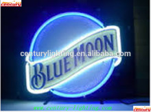 blue moon neon sign