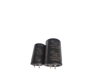 Universal high-voltage horn type electrolytic capacitor