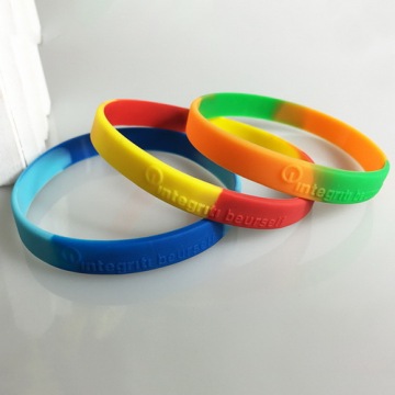 Embossed Segment Adult Silicone Bands - 202mmx12mmx2mm