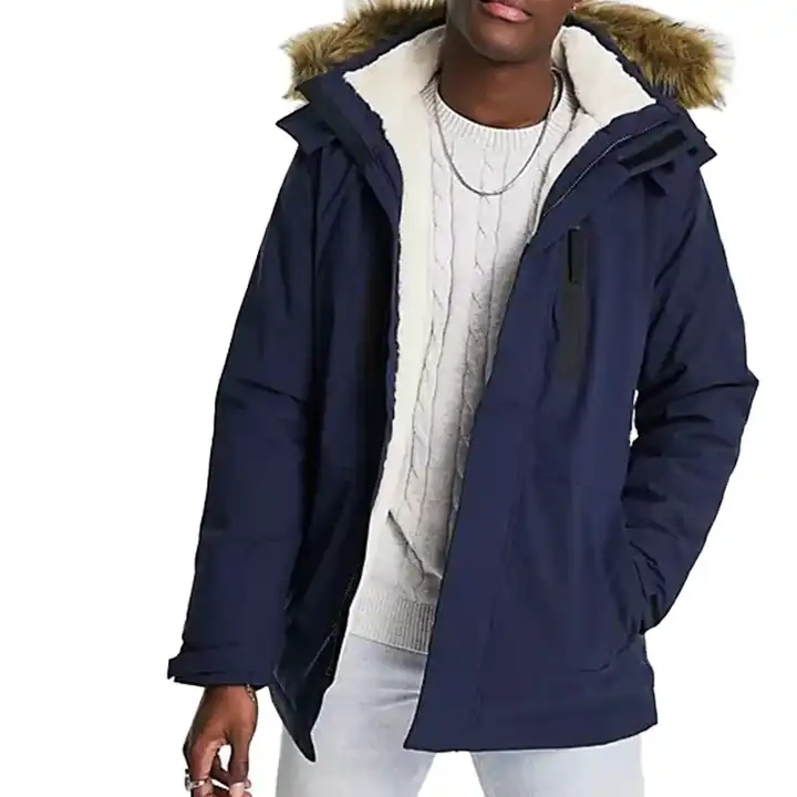 Dark Blue Down Jacket(5)