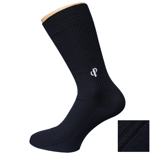 Chaussettes de loisirs pour hommes Couleur noire