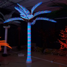 High Quality Christmas Outside LED Electric Lighted Palm Tree Decoration