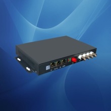 4-ch fiber optic video transceiver