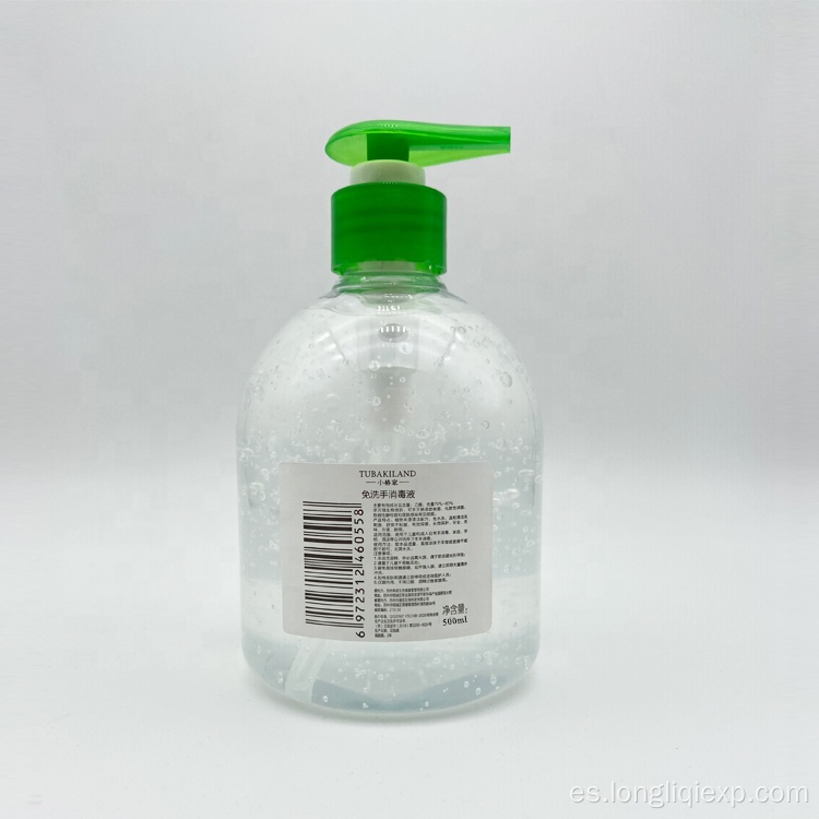 Gel limpiador líquido para lavado de manos con alcohol de hospital