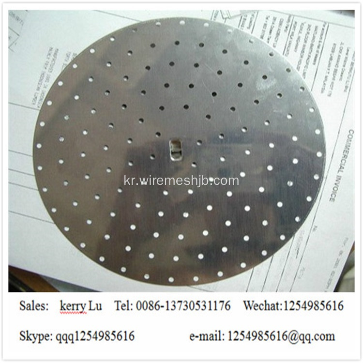 둥근 구멍 천공 된 금속 메쉬
