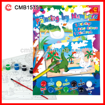 7 colors children acrylic paint kids plaster paint set