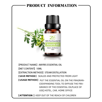 Pure Natural High Quality Amyris Essential Oil