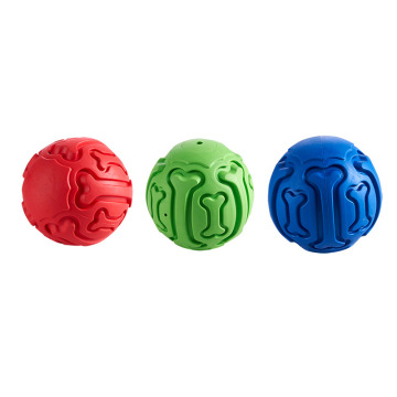 Squeaky Rubber Dog Ball - Chewable Fetch Toy