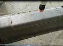 pole door cutting machine