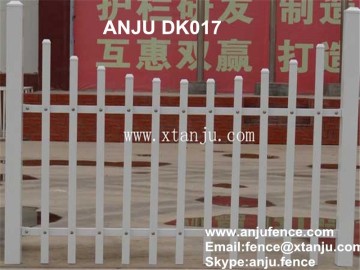 galvanized picket steel fence for road