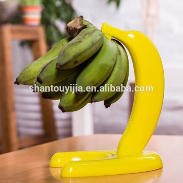 Plastic banana holding hook with stand banana hook