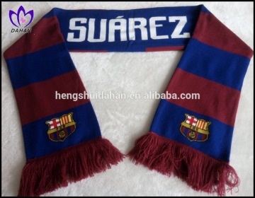 Custom cheap football fans scarf soccer fans neck scarf