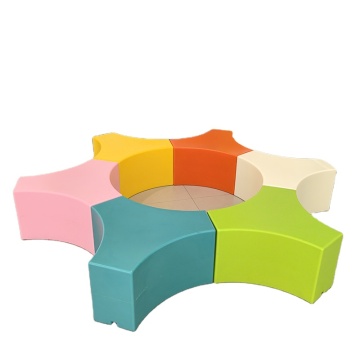 Monle's Y-Shaped Rainbow Gear Leisure Stools for Indoor Children's Toys